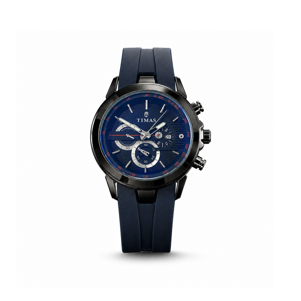 Timas Premium Quartz Sporty Design - Midnight Blue