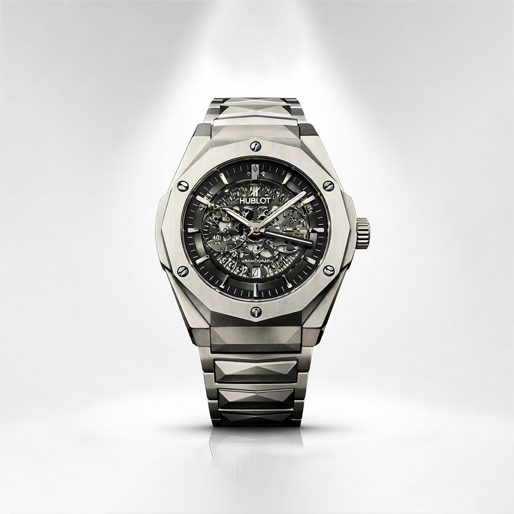 Hublot Skeleton heavy weight – Green and Black Dial