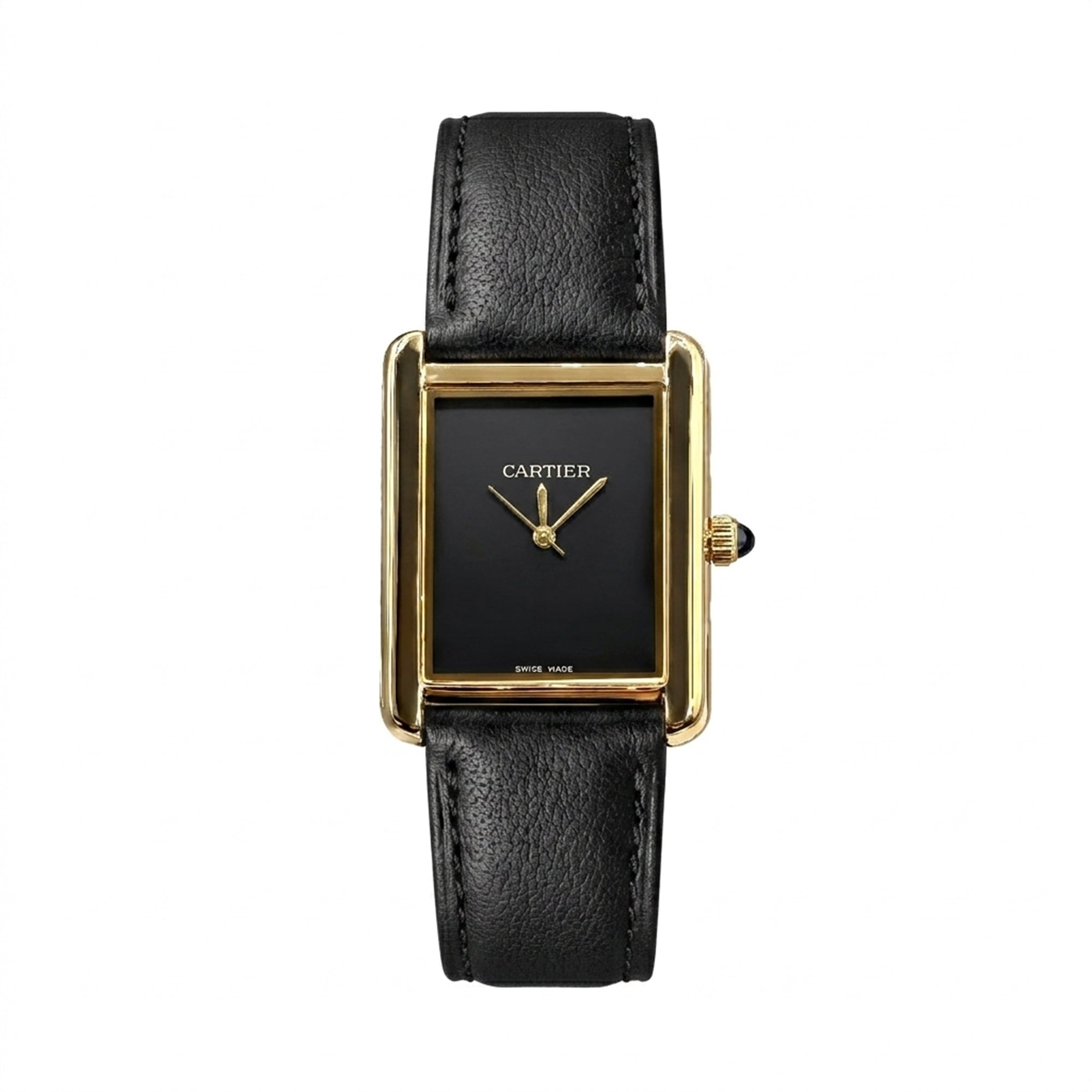 Cartier Tank Louis - Gold dial Black (Random Strap)