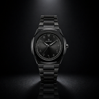 Elegant Royal Arabic Men's Watch - All Black Edition