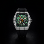 Vanguard Skeletonized "Emerald Carbon" Sports Watch