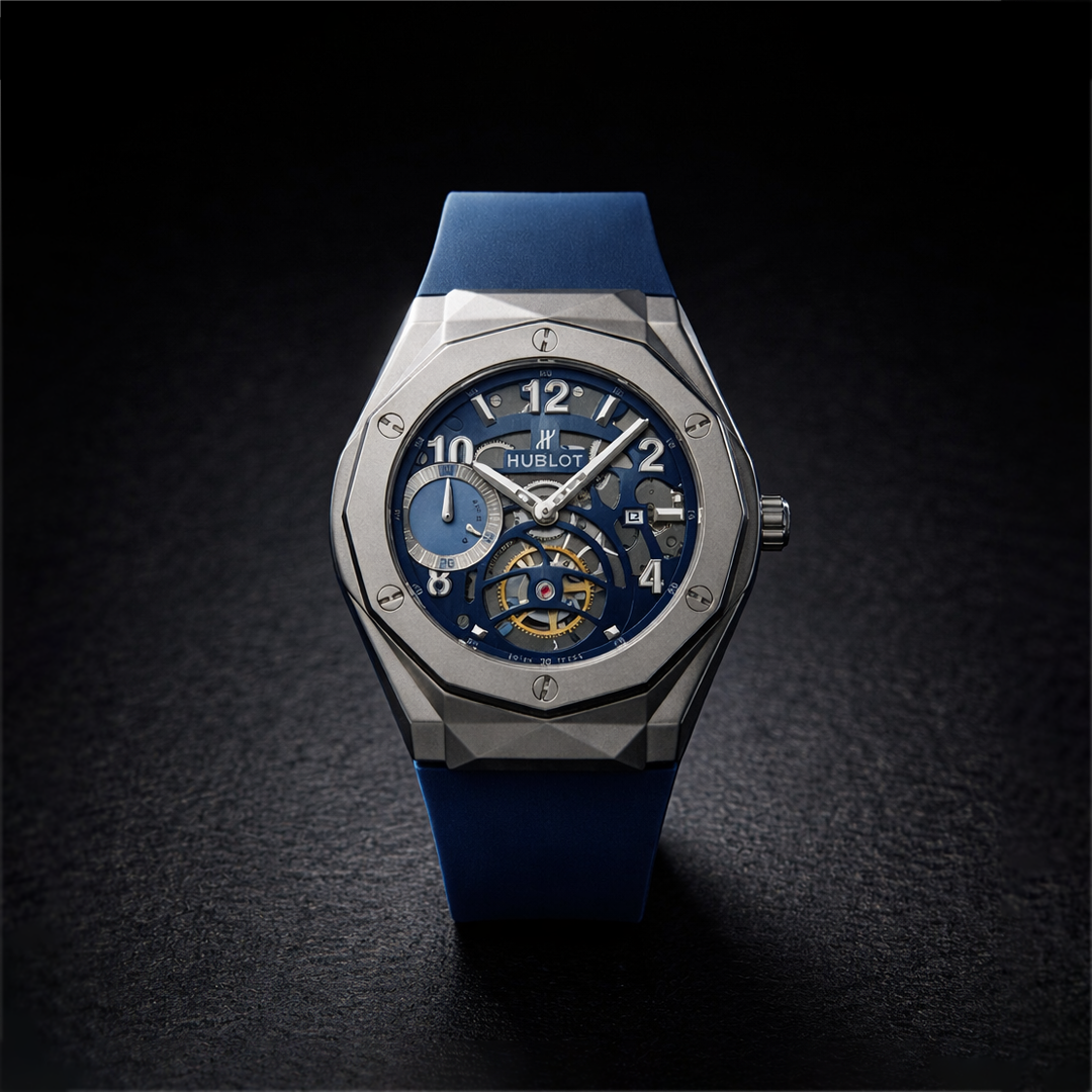 Hublot Classic Fusion Orlinski Edition Blue Skeleton Dial