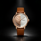 TOMI Creative Dual-Tone Rose Gold Watch