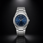 Elegant Royal Arabic Men's Watch - Navy Dial