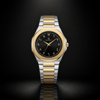 Elegant Royal Arabic Men's Watch - Black Dial