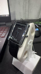 Cartier Tank Screw back Premium A grade Quality - Leather strap