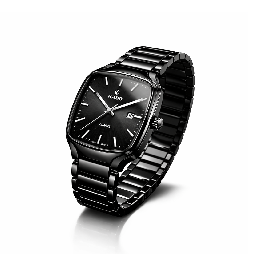 Rado Integral Black Dial Ceramic Watch – Black Edition