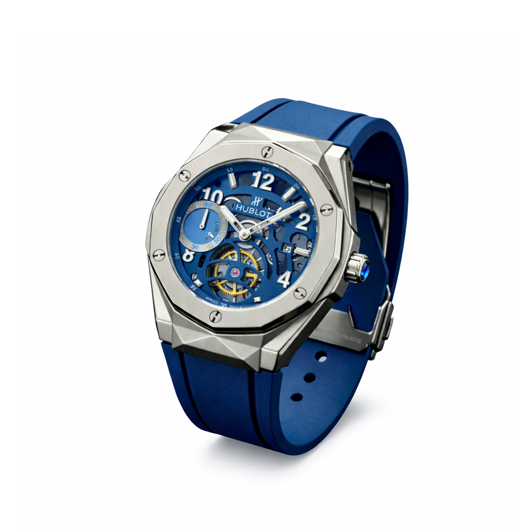 Hublot Classic Fusion Orlinski Edition Blue Skeleton Dial