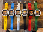 Smiley Metal Dial Quartz Watch