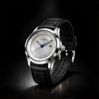 TOMI Silver Tech Edition – Minimalist Metallic Dial Watch