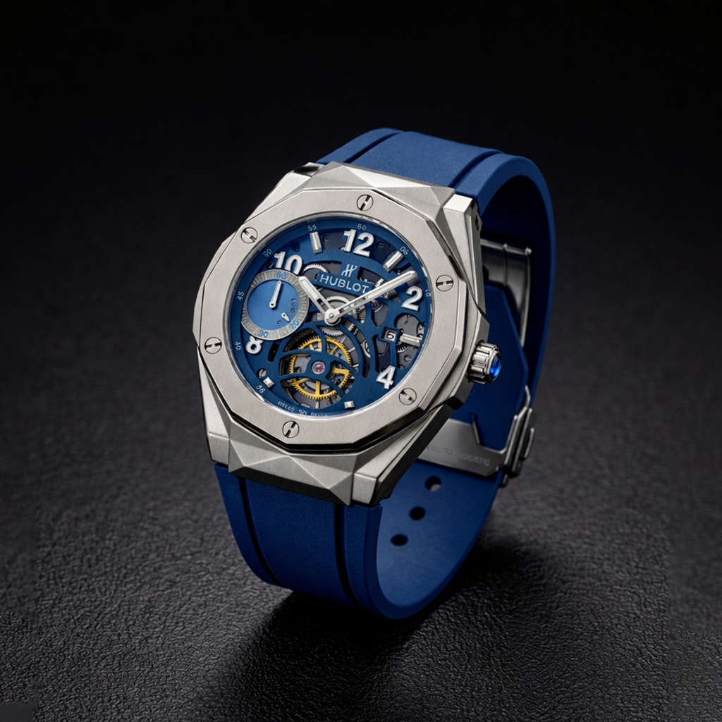 Hublot Classic Fusion Orlinski Edition Blue Skeleton Dial