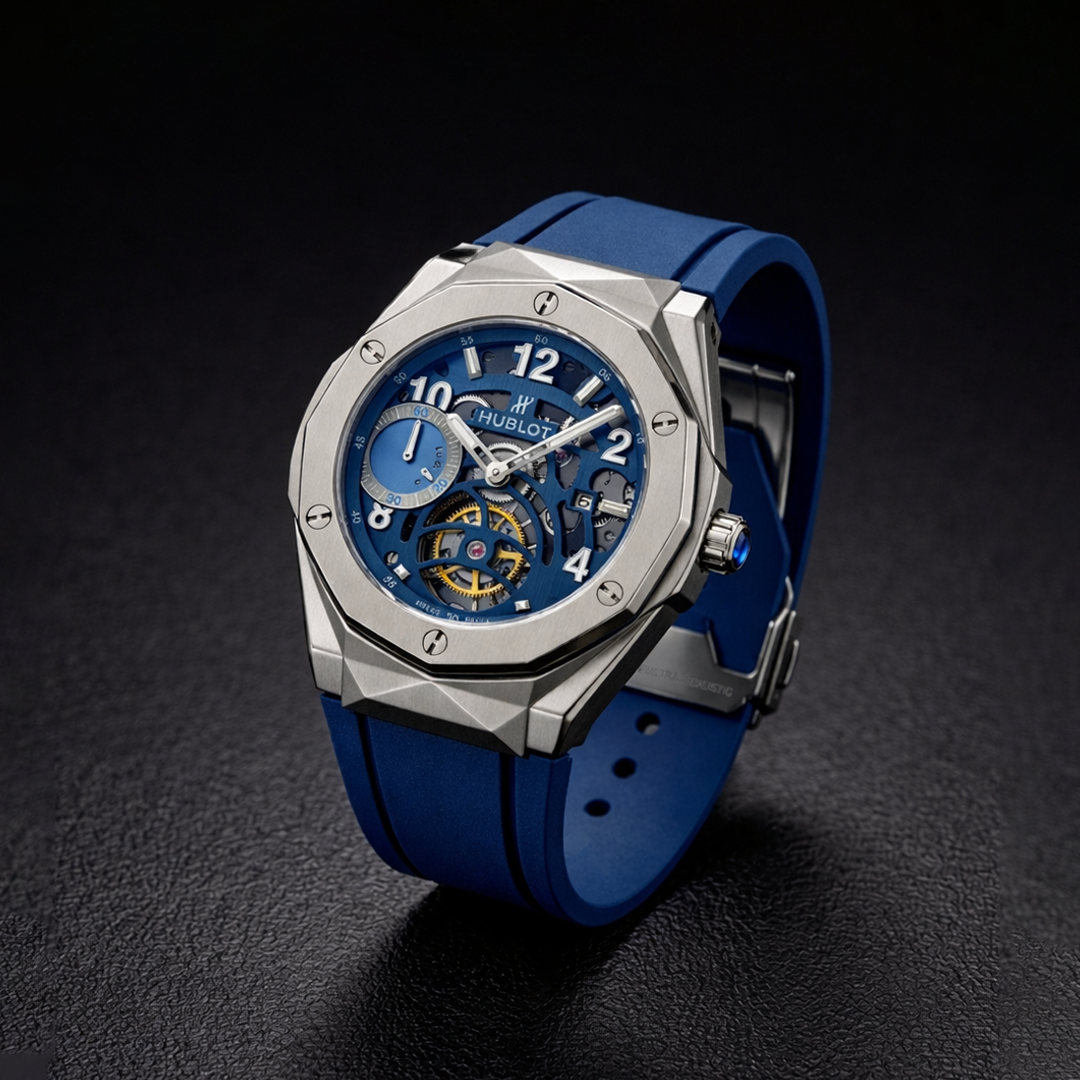 Hublot Classic Fusion Orlinski Edition Blue Skeleton Dial