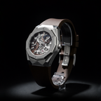 Octagonal Skeleton Watch