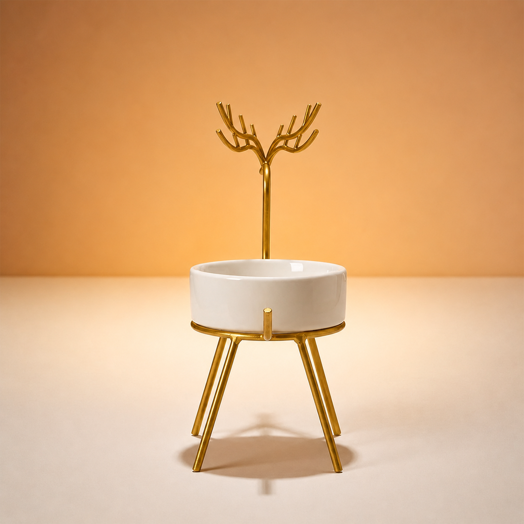 Premium Golden Deer Ashtray