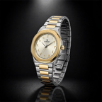 Elegant Royal Arabic Men's Watch - Champagne Gold Dial