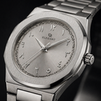 Elegant Royal Arabic Men's Watch - Silver White Dial
