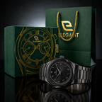 Elegant Royal Arabic Men's Watch - All Black Edition