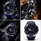 C-SHOCK Dual Display Sports Watch I Shock Resistant 5BAR Waterproof (Blue Edition)