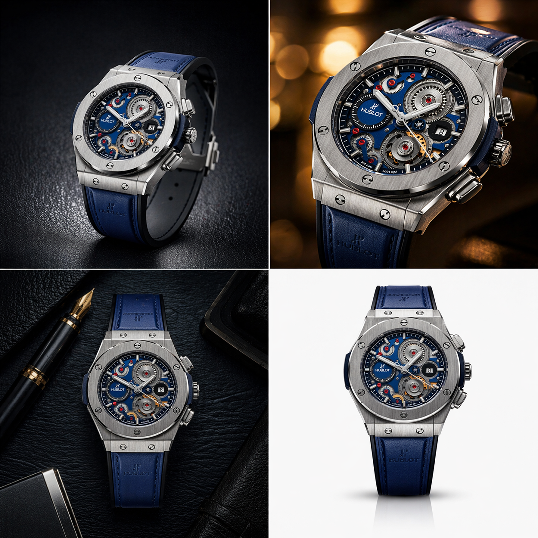 Hublot Big Bang MECA-10 Blue Dial – Skeleton Luxury Men’s Watch