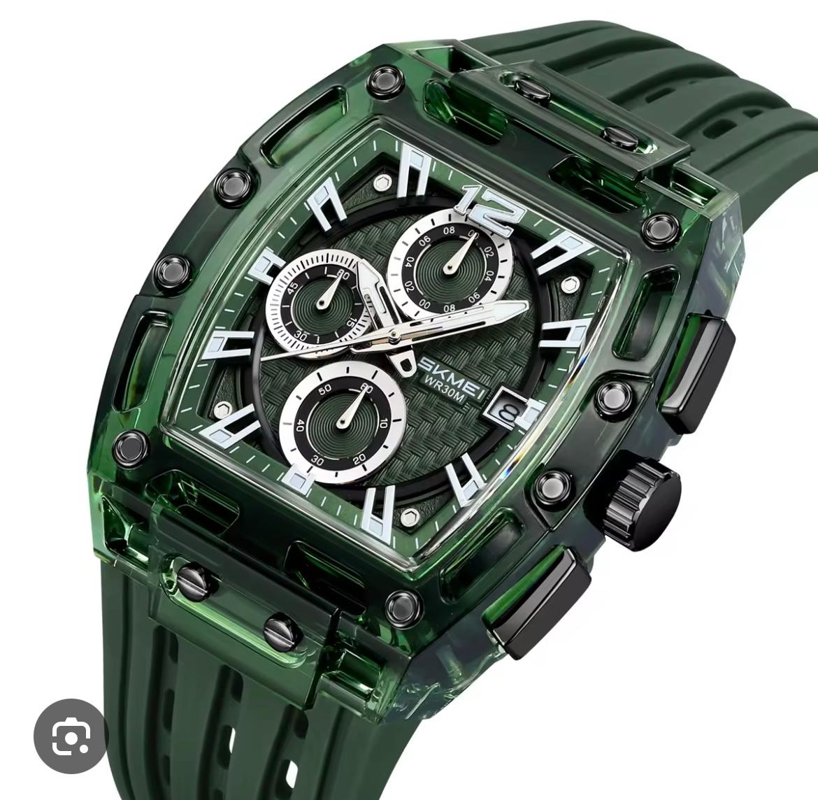 SKMEI Transparen – Silicone Strap | Quartz Analog | Water Resistant