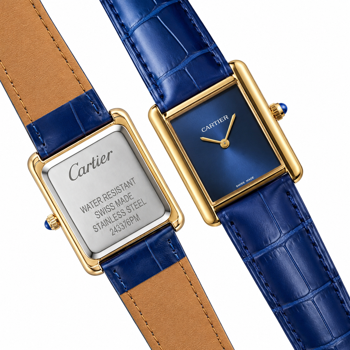 Cartier Tank - Blue Edition