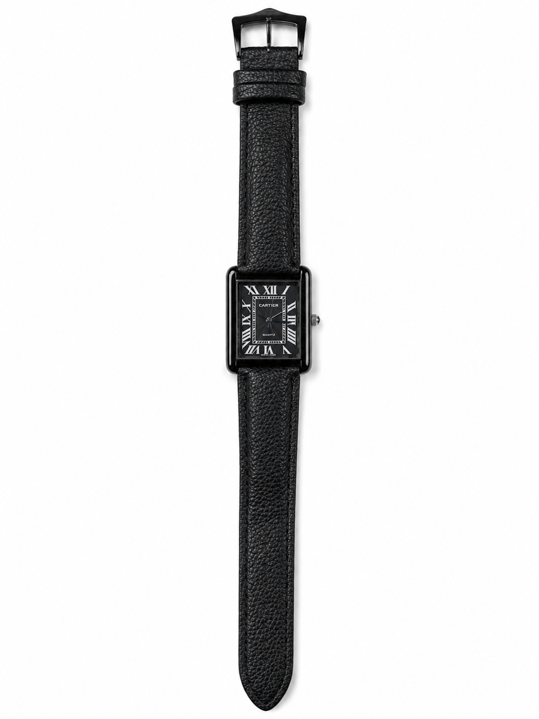 Cartier Roman- black dial n Strap (all black)