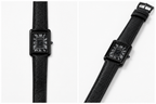 Cartier Roman- black dial n Strap (all black)
