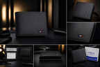 TIMAS Genuine Leather Men's Wallet –  Multiple Card Slots BLACK