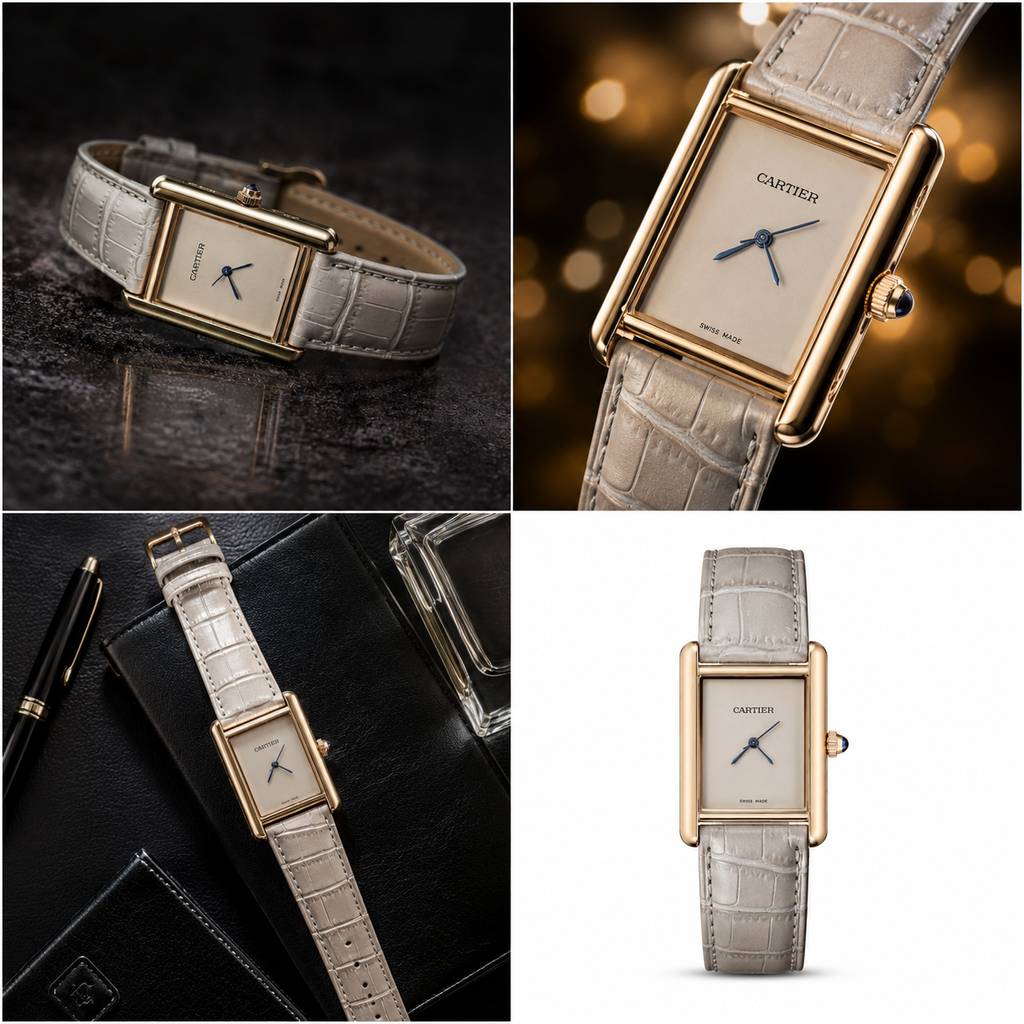 Cartier Tank Louis Cartier Watch - Ash Grey Silver Edition
