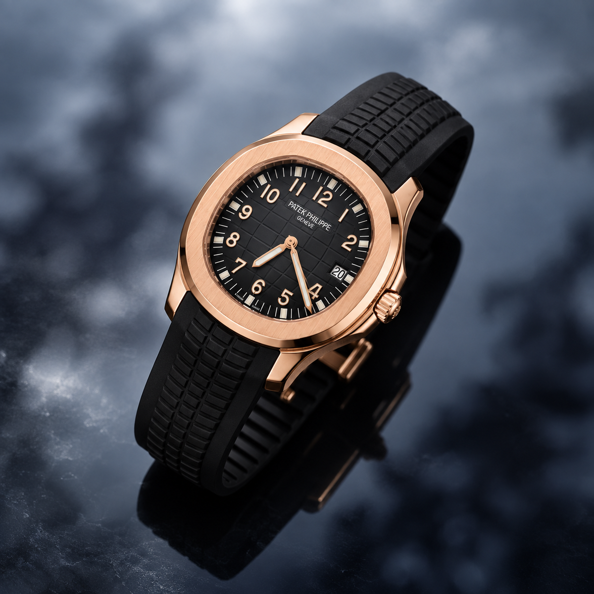 Patek Philippe Aquanaut | Rose Gold Black