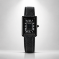 Cartier Roman- black dial n Strap (all black)