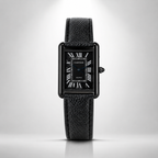 Cartier Roman- black dial n Strap (all black)