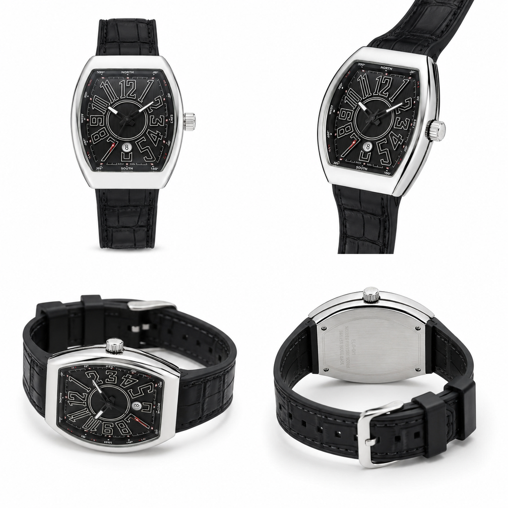 Frank Muller BLack & Silver