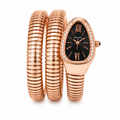 Miler Rose Gold Crystal Coil Watch