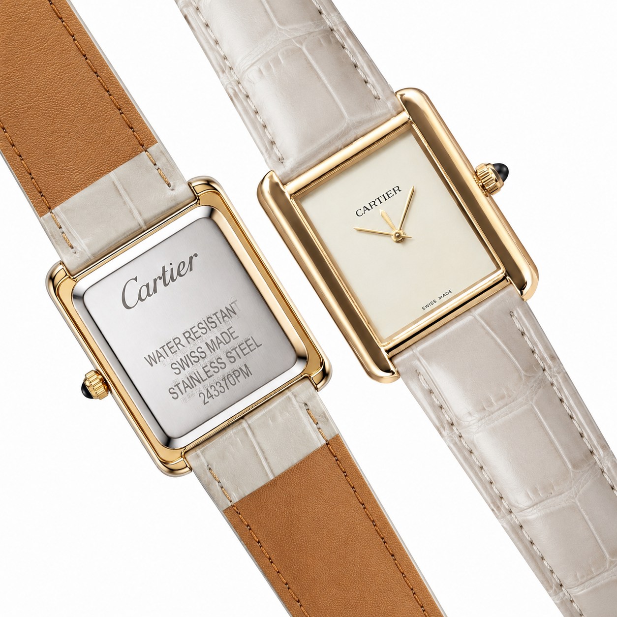 Cartier Tank Louis Cartier Watch - Ash Grey Silver Edition