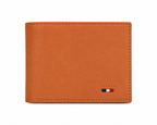 Premium Genuine Leather Bifold Wallet for Men – Tan Brown