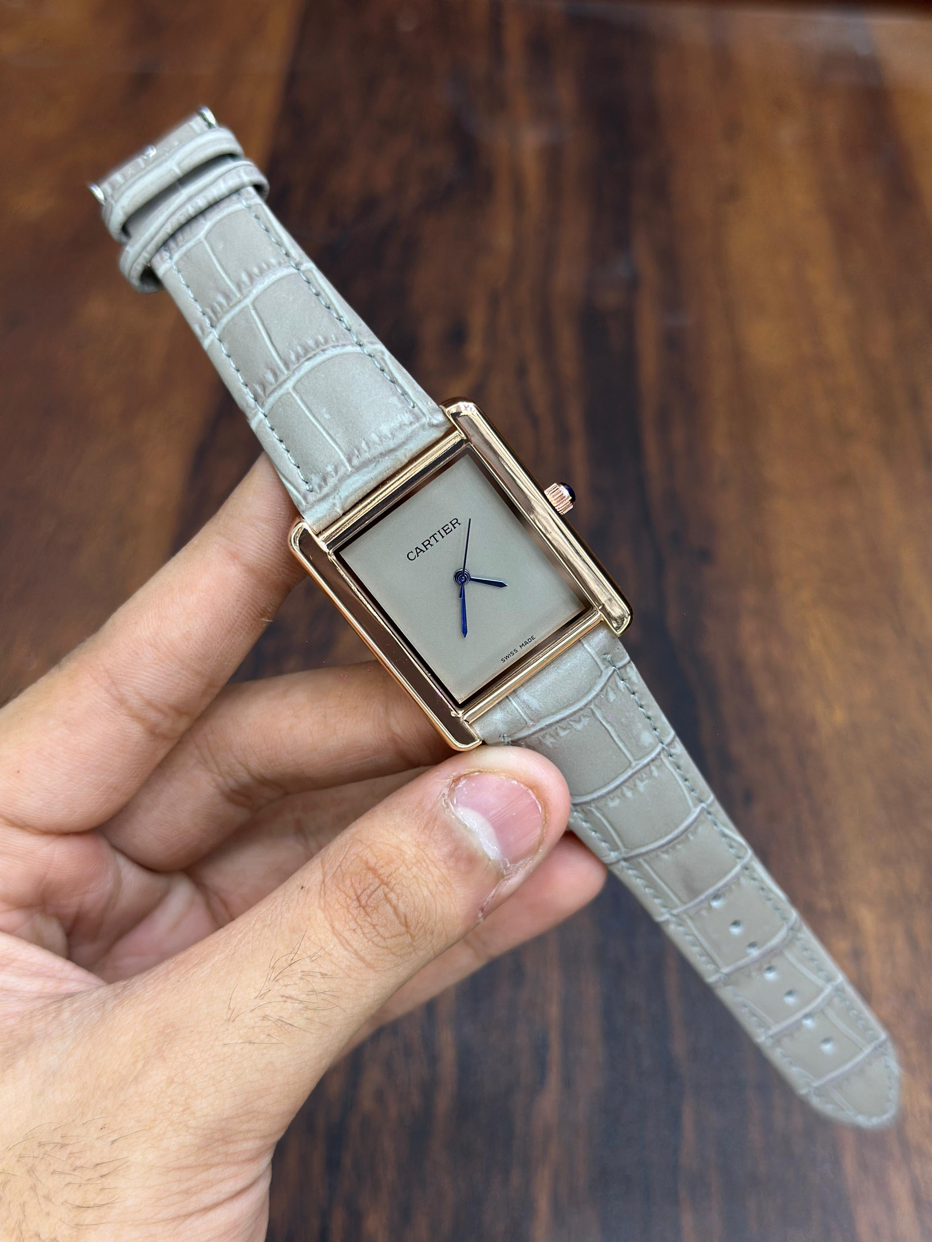 Cartier Tank Louis Cartier Watch - Ash Grey Silver Edition