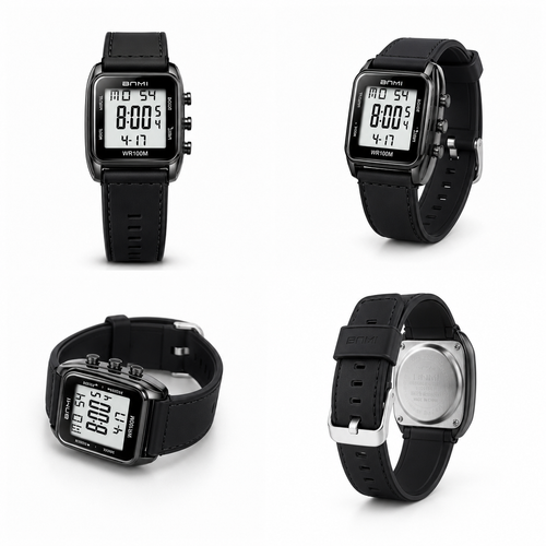 BNMI Digital Sports Watch – Black