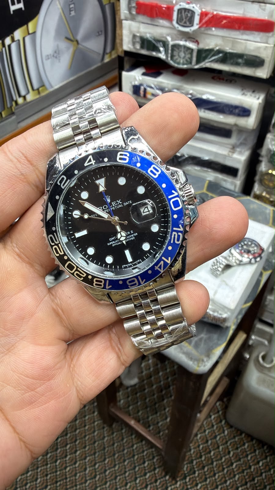 Rolex GMT-Master II – Stainless Spining Bezel Watch