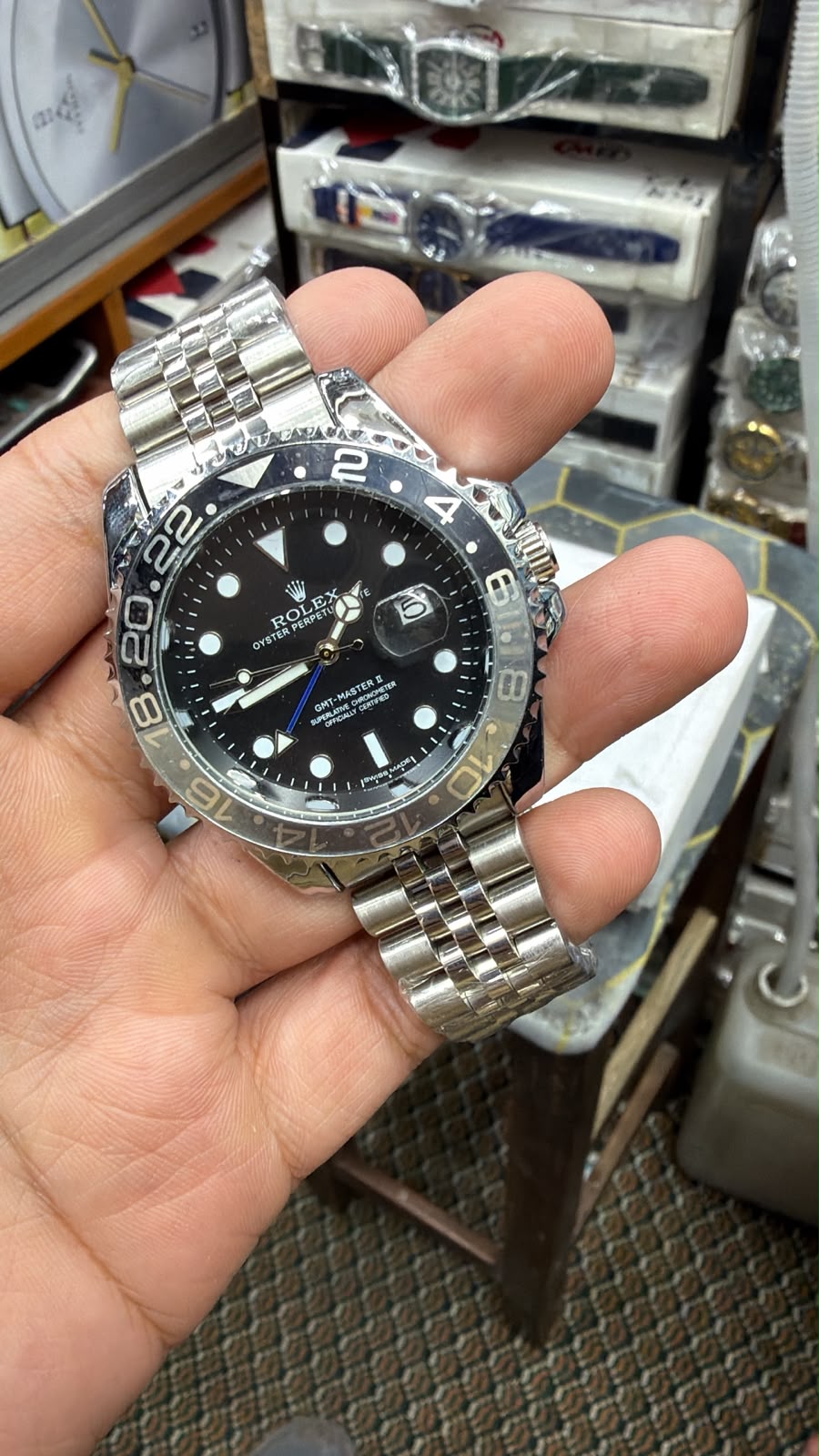 Rolex GMT-Master II – Stainless Spining Bezel Watch