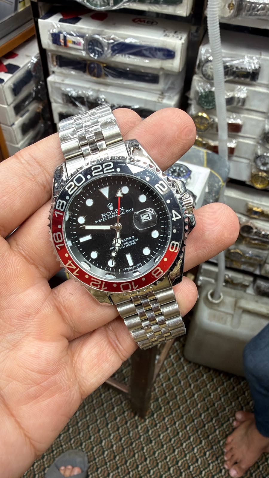 Rolex GMT-Master II – Stainless Spining Bezel Watch