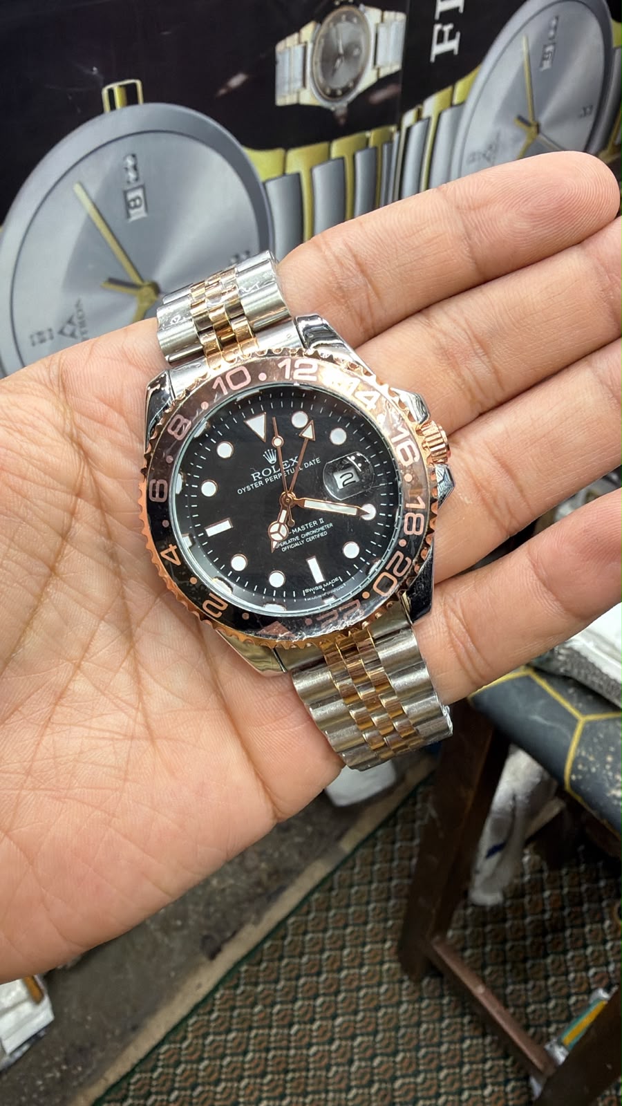 Rolex GMT-Master II – Stainless Spining Bezel Watch
