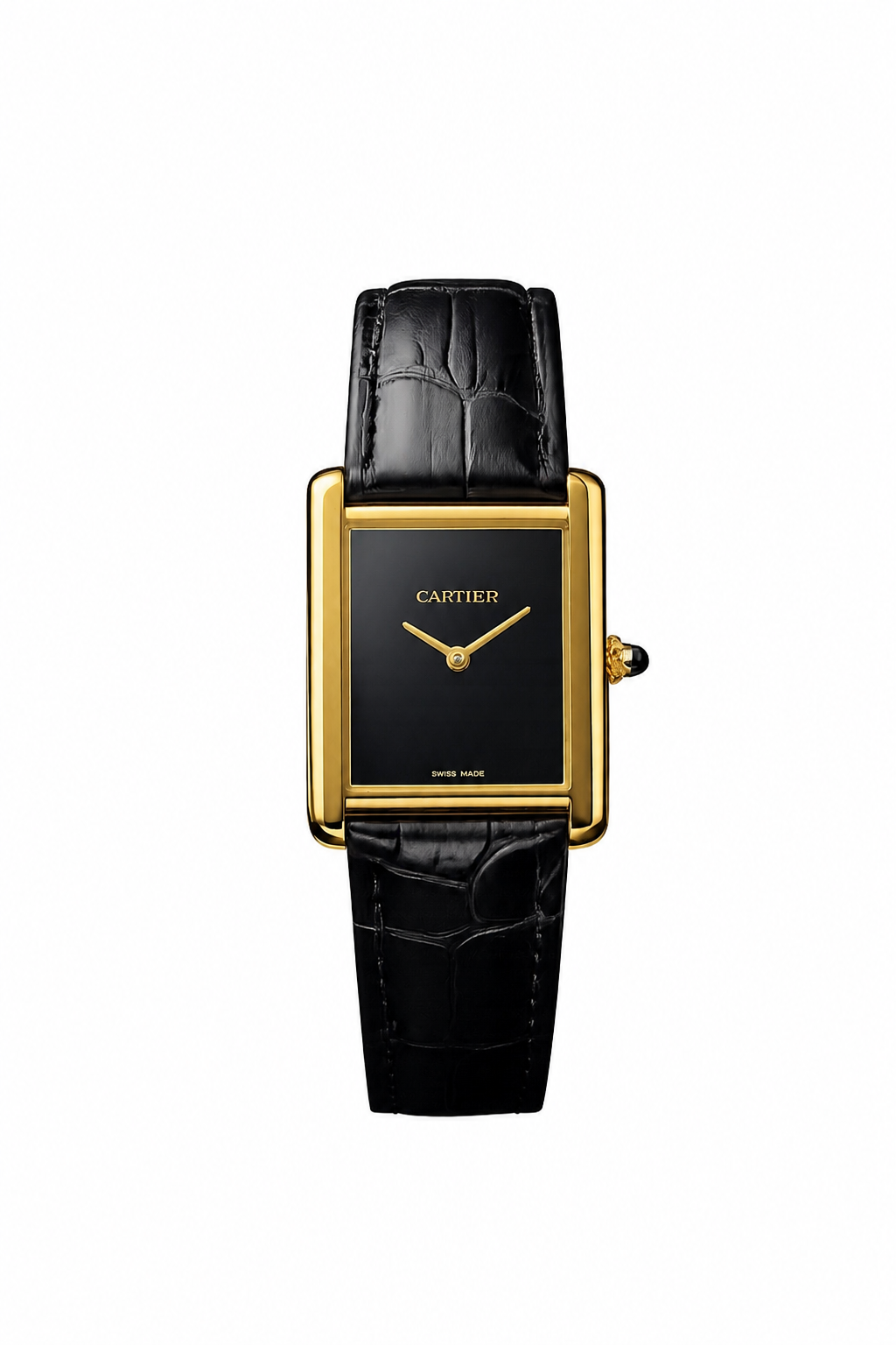 Cartier Tank Screw back Premium A grade Quality - Leather strap