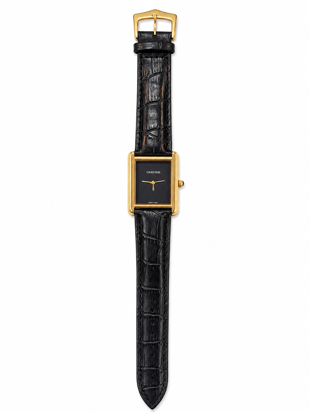 Cartier Tank - Gold dial Black (Random Strap)